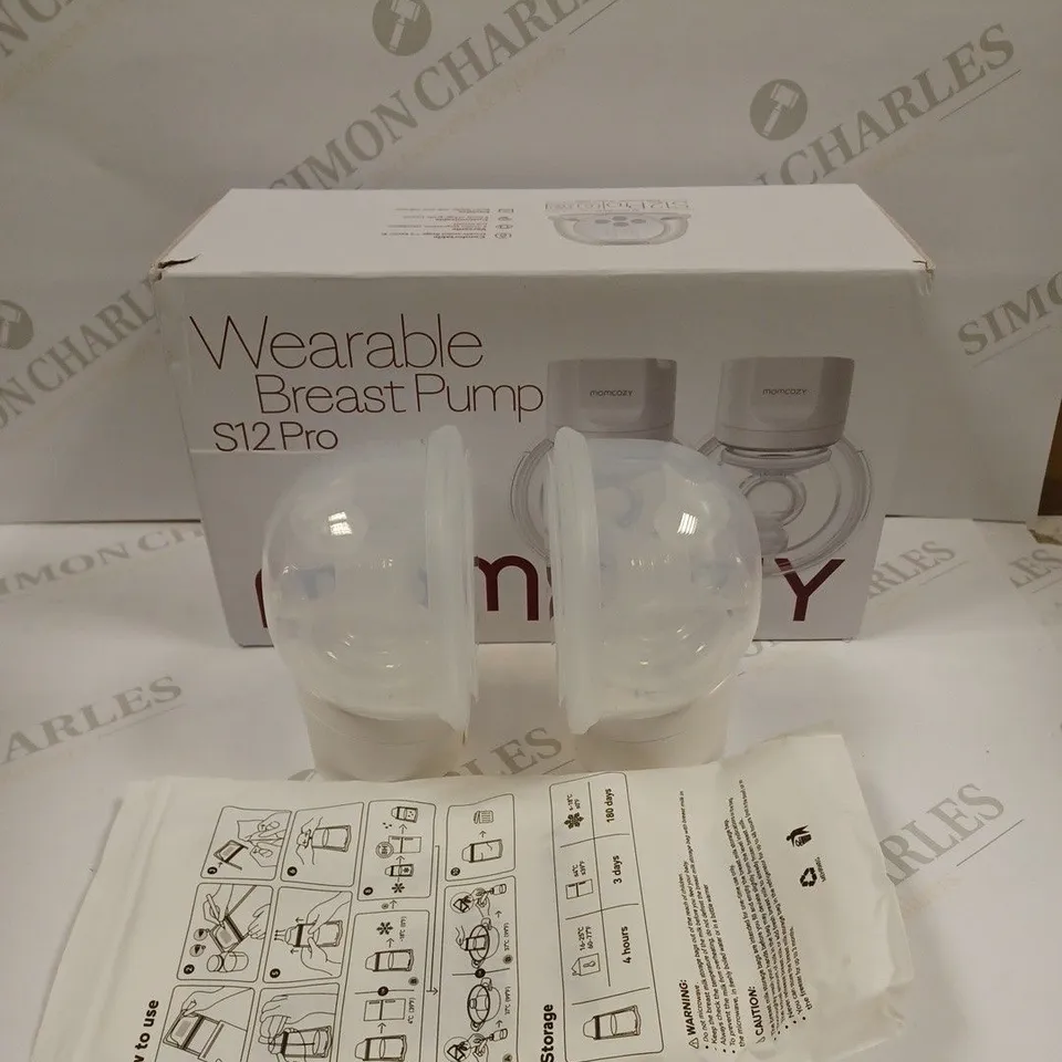 BOXED MOMCOZY S12 PRO WEARABLE BREAST PUMP