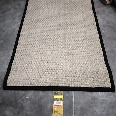 DELAPENA NATURAL/BLACK RUG APPROXIMATELY 180X125CM 