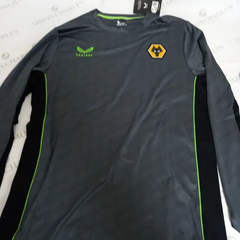 CASTORE THERMAL TRAINING TOP IN BLACK/GREY - LARGE