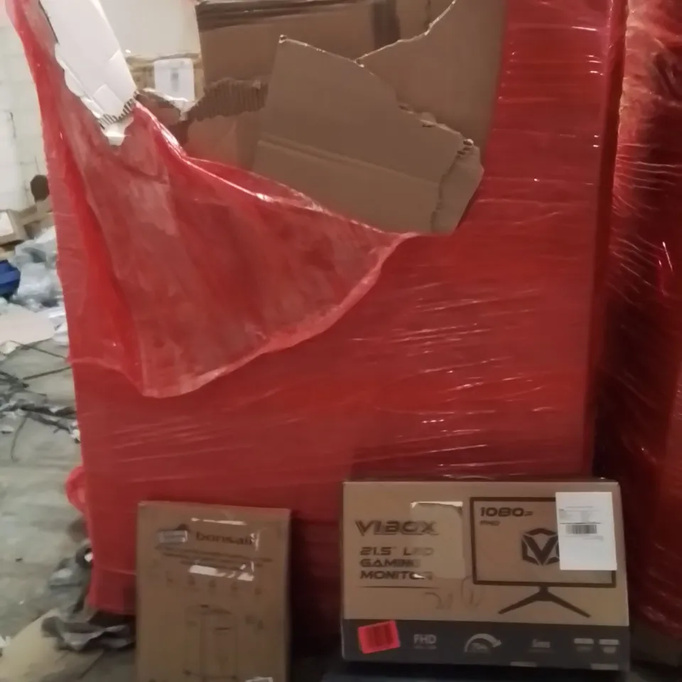 PALLET OF ASSORTED HOUSEHOLD GOODS AND PRODUCTS TO INCLUDE;LED GAMING STORAGE BOX,SHREDDER