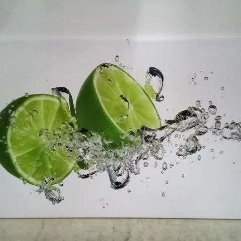 BOXED LIME SPLASH SLICE LITCHEN PICTURE