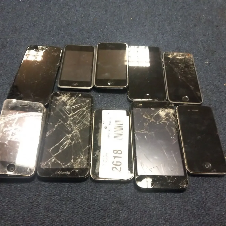 10 ASSORTED MOBILE PHONES TO INCLUDE; APPLE IPHONE 6S (A1688)