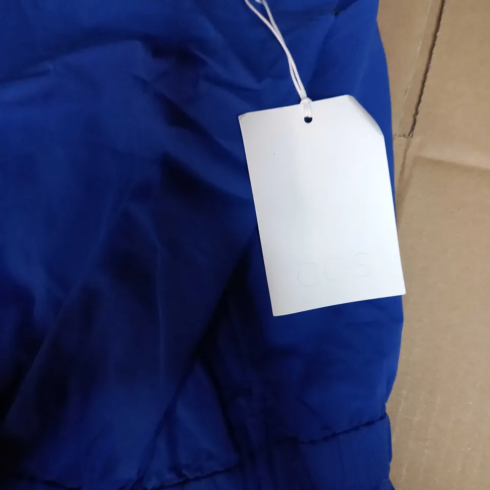 COS ROYAL BLUE WIDE LEGGED JUMPSUIT - SIZE 14