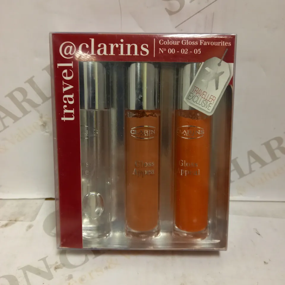 CLARINS GLOSS APPEAL GIFT SET 3 X 5.5ML