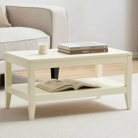 BOXED DUSK POPPY COFFEE TABLE - CREAM (2 BOXES)
