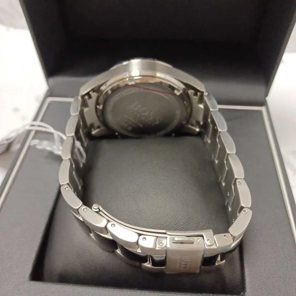 BOSS HERO SPORT LUX BLUE SUNRAY CHRONOGRAPH WATCH RRP £379