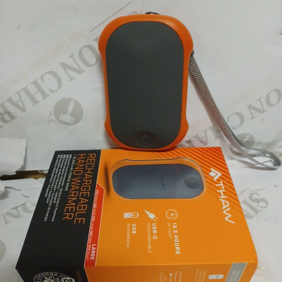 THAW RECHARGEABLE HAND WARMER 