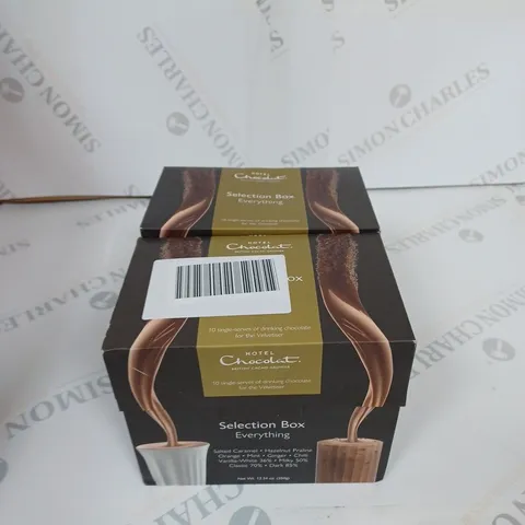 2 BOXED HOTEL CHOCOLAT THE EVERYTHING HOT CHOCOLATE SACHET SELECTION
