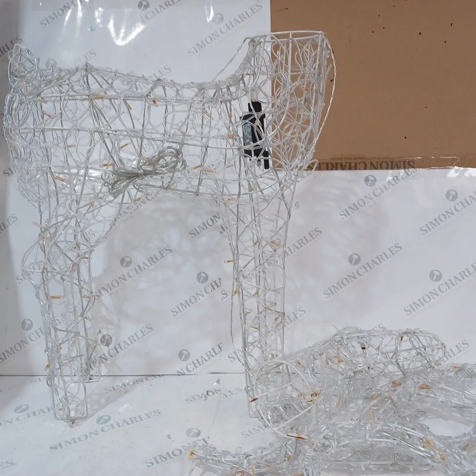 BOXED FESTIVE INDOOR/OUTDOOR PRE LIT REINDEER 