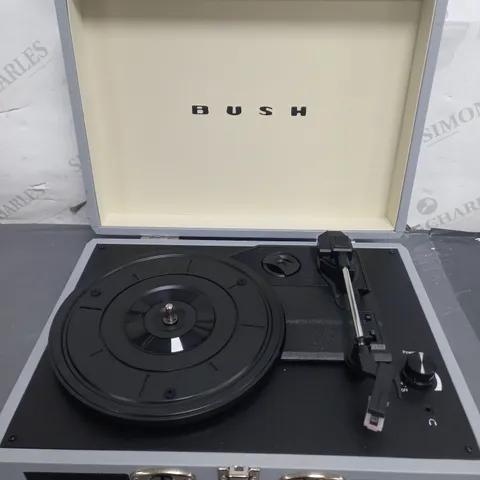 BUSH CLASSIC RETRO PORTABLE CASE RECORD PLAYER