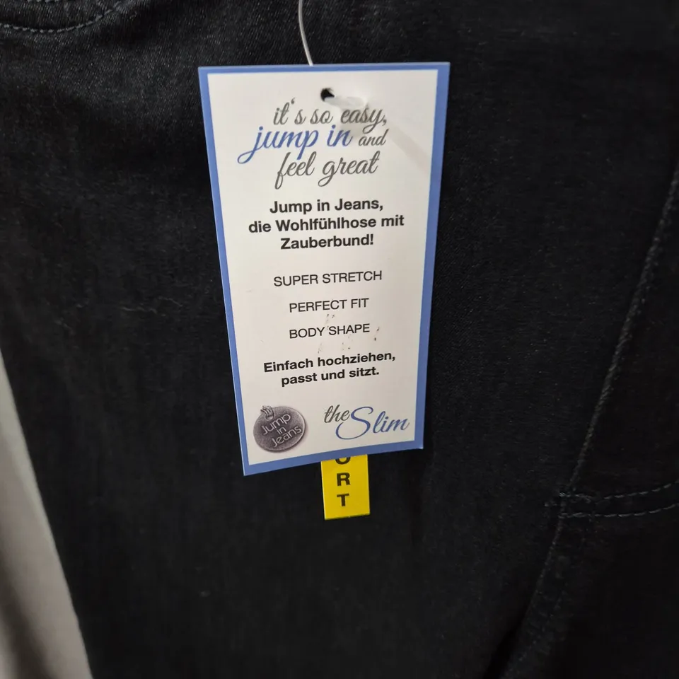 ANNA MONTANA ANGELIKA SLIM FIT JEANS – BLACK, SIZE 46, 76CM