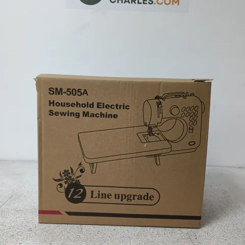 SEWING MACHINE SM-505A HOUSEHOLD ELECTRIC SEWING MACHINE – BOXED