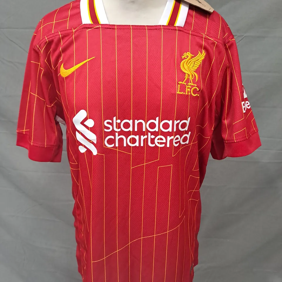 NIKE DRI-FIT LIVERPOOL FOOTBALL CLUB VIRGIL JERSEY SIZE SMALL