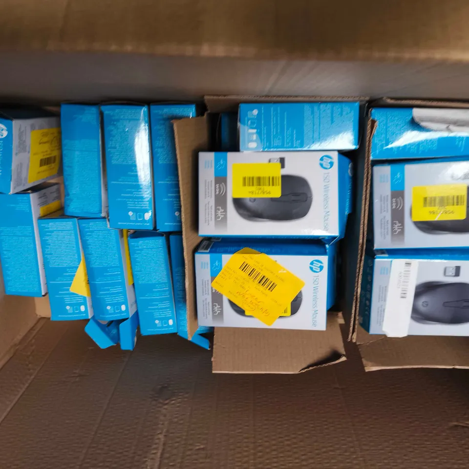 APPROXIMATELY 20 HP 150 WIRED & WIRELESS MICE 