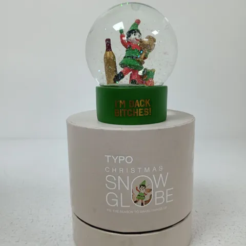 BOX OF APPROXIMATELY 12 ASSORTED CHRISTMAS ICON SNOWGLOBE 
