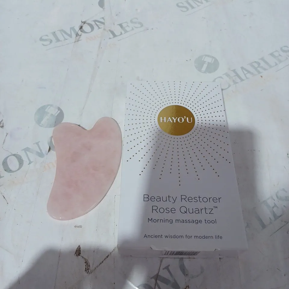 BOXED HAYO'U BEAUTY RESTORER ROSE MASSAGE TOOL 