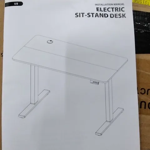 BOXED ELECTRIC HEIGHT ADJUSTABLE STANDING DESK IN WHITE