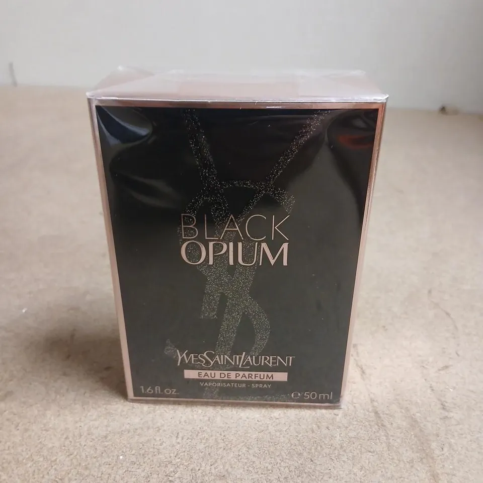 SEALED YVES SAINT LAURENT BLACK OPIUM EAU DE PARFUM SPRAY 50ML
