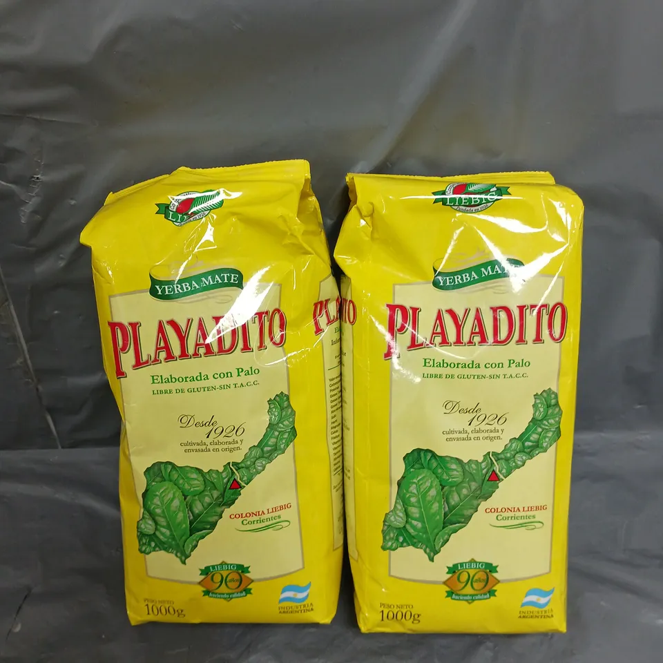 X2 1000G PLAYADITO YERBA MATE 