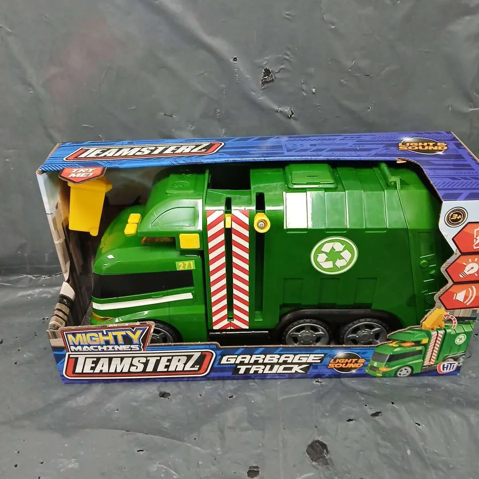 TEAMSTERZ GARBAGE TRUCK TOY 