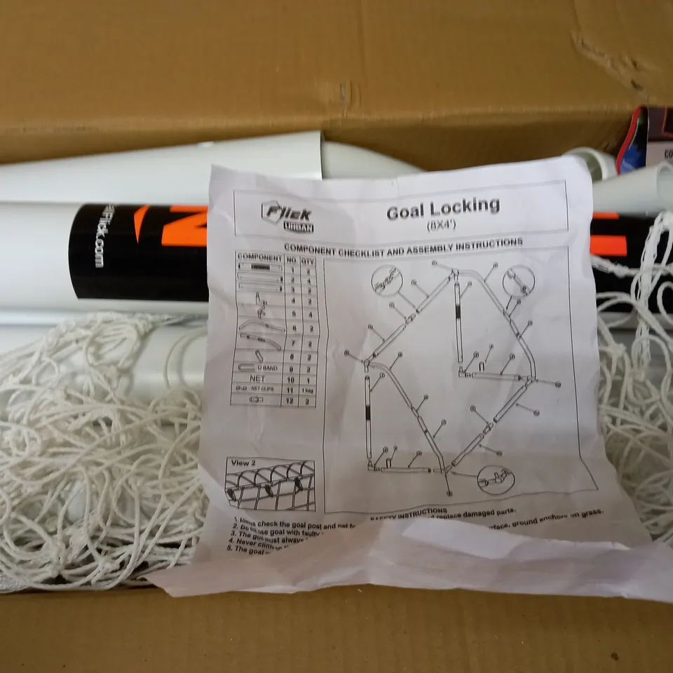 FOOTBALL FLICK GOAL POST SET- COLLECTION ONLY