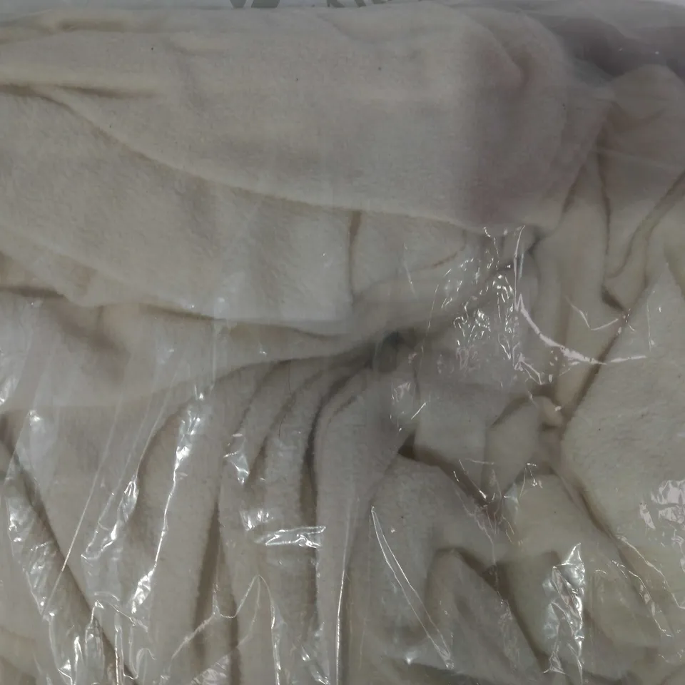 COZEE HOME FELLECE FITTED SHEET IVORY - DOUBLE