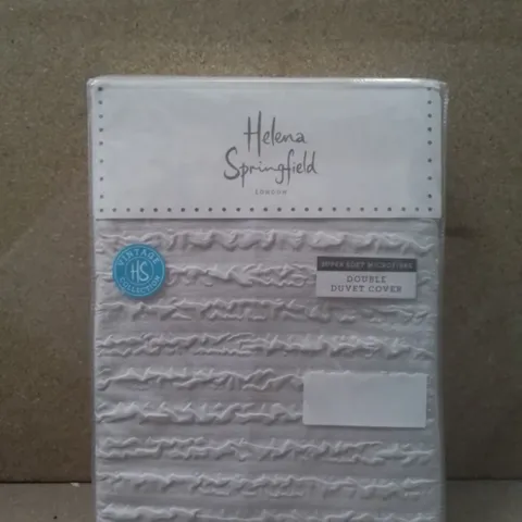 BRAND NEW HELENA SPRINGFIELD DOUBLE DUVET SET - LIGHT BEIGE