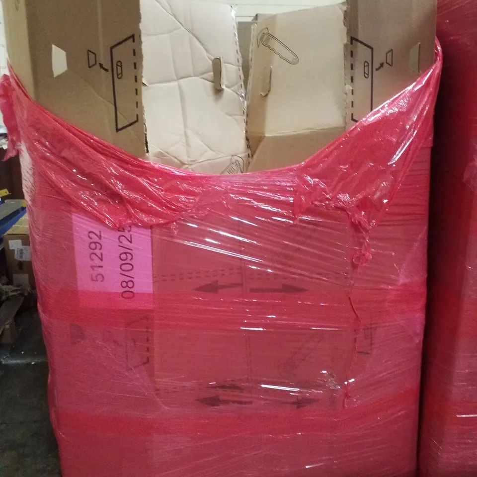 PALLET CONTAINING ASSORTED PRODUCTS INCLUDING BABY PLAYPEN, STROLLER, CAMPING DOME TENT, MULTI FUNCTION STEAM MOP & NERF N-STRIKE MEGA THUNDERHAWK 