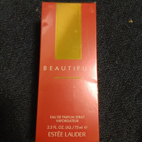 BOXED AND SEALED ESTEE LAUDER BEAUTIFUL EAU DE PARFUM 75ML SPRAY