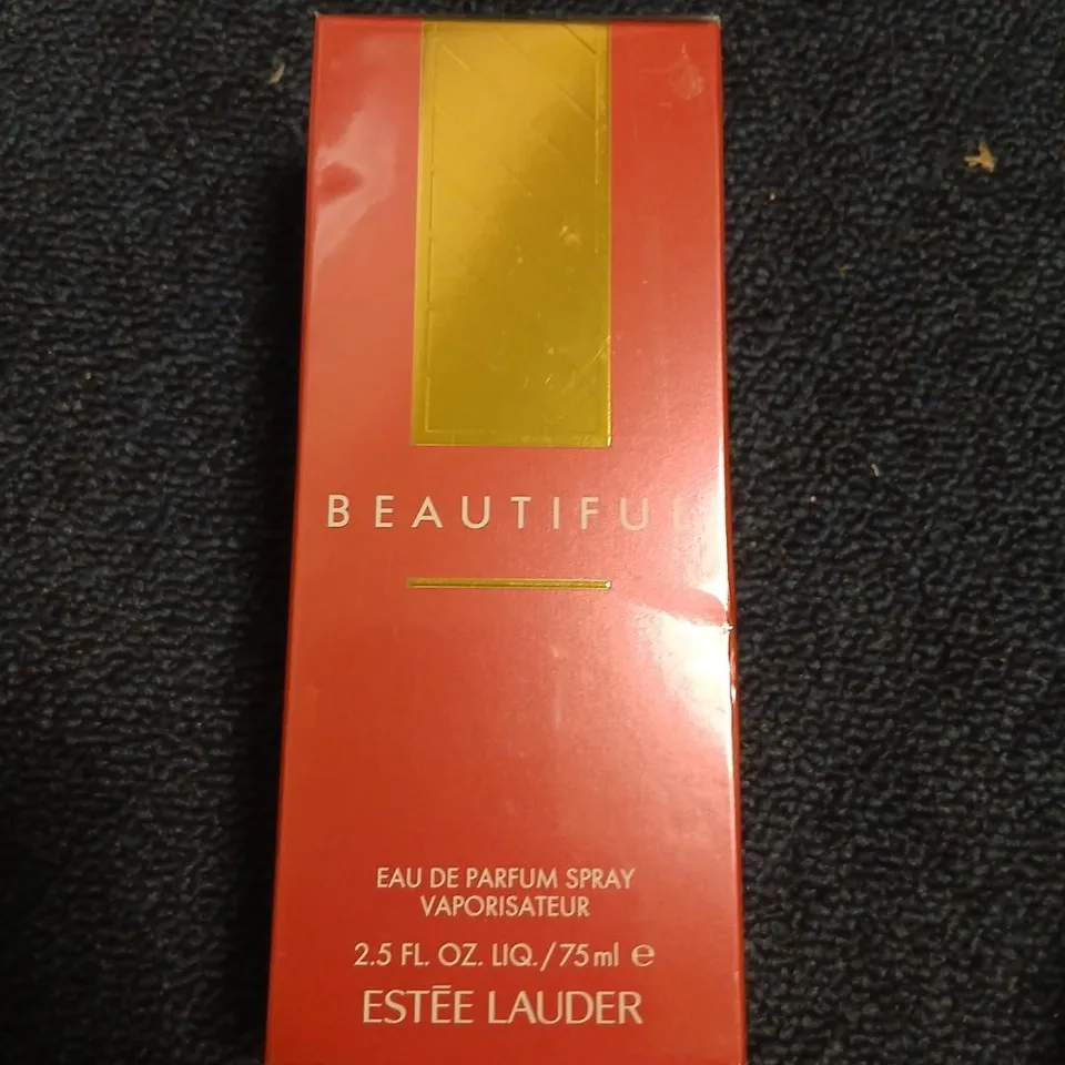 BOXED AND SEALED ESTEE LAUDER BEAUTIFUL EAU DE PARFUM 75ML SPRAY