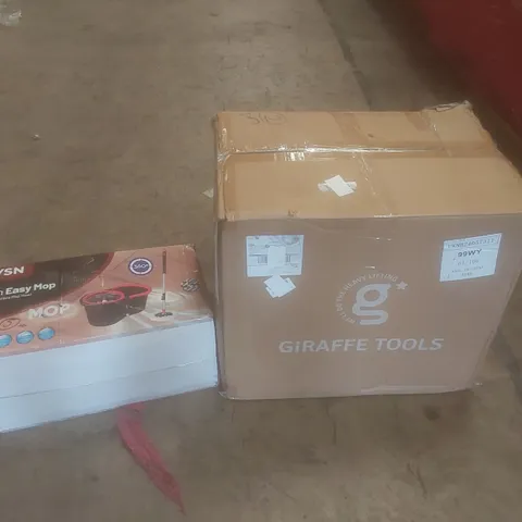 PALLET OF ASSORTED HOUSEHOLD GOODS AND PRODUCTS TO INCLUDE; PRESSURE WASHER, EASY MOP, SELF CLEANING CAT LITTER BOX ETC