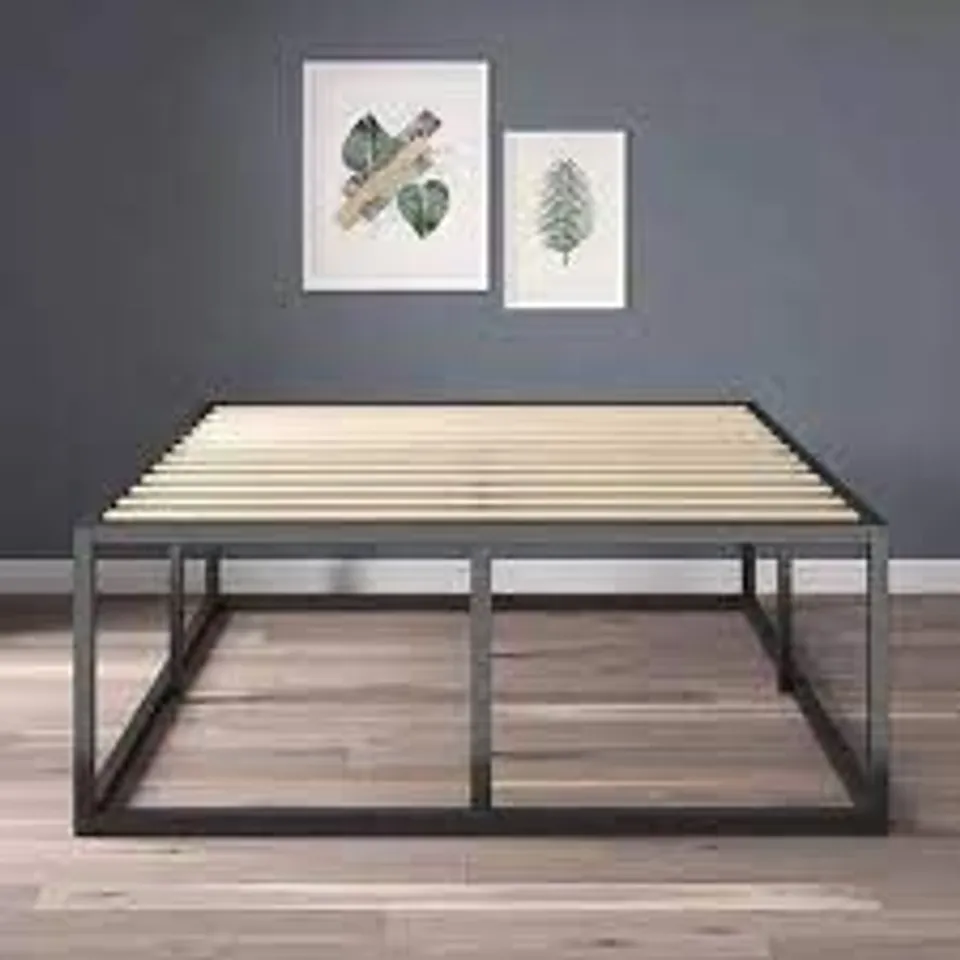 BOXED METAL BED FRAME 46CM COLOUR UNSPECIFIED - 1OF1