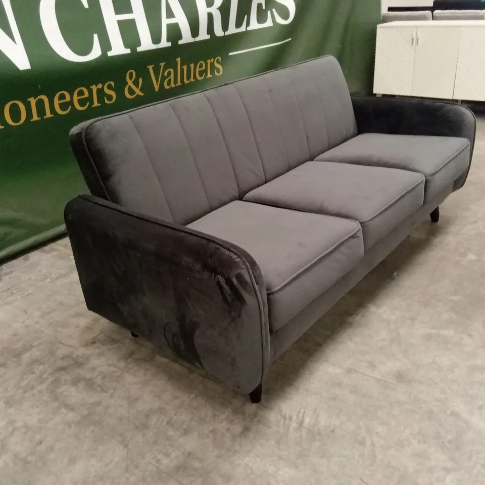 JENNIFER FABRIC COMPACT 3 SEATER SOFA RRP £349