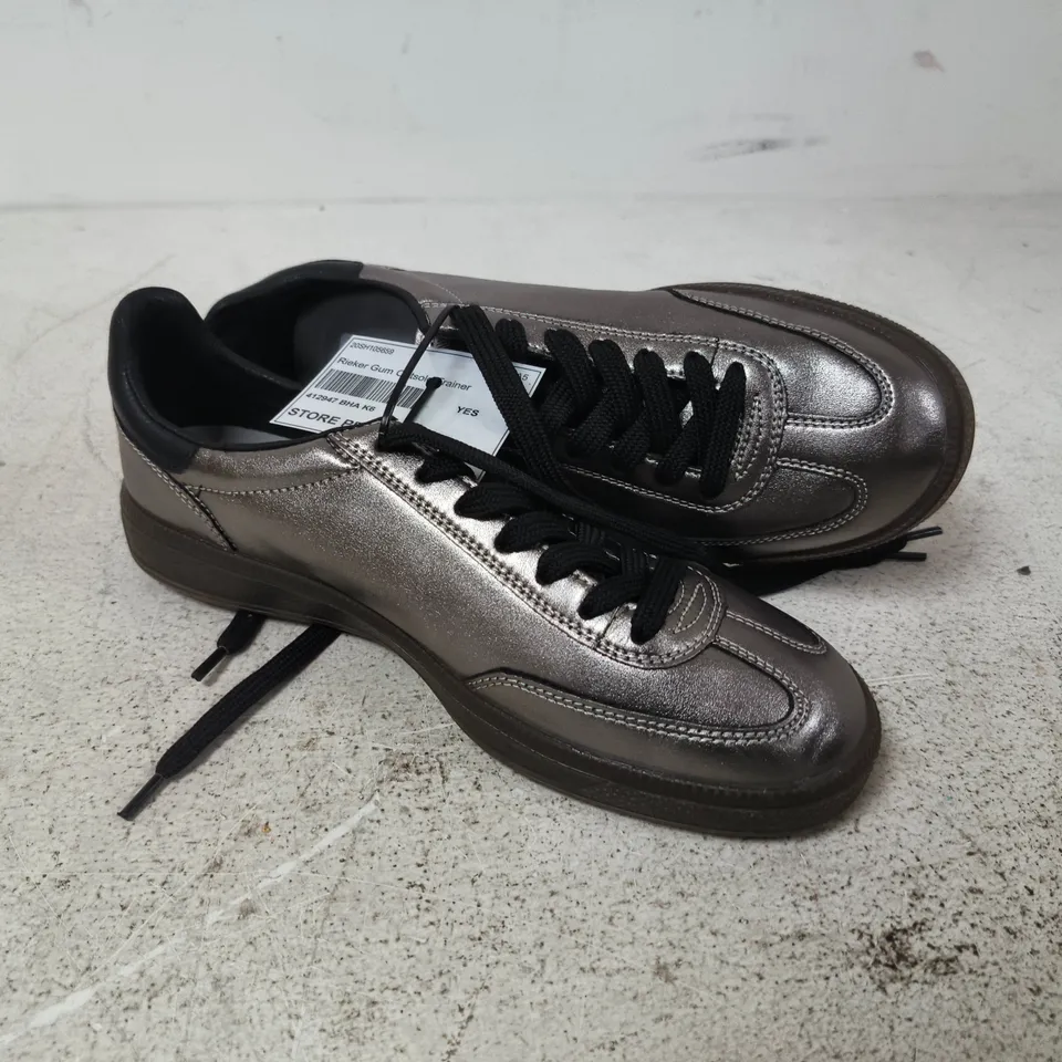 RIEKER GUM OUTSOLE TRAINER - 6