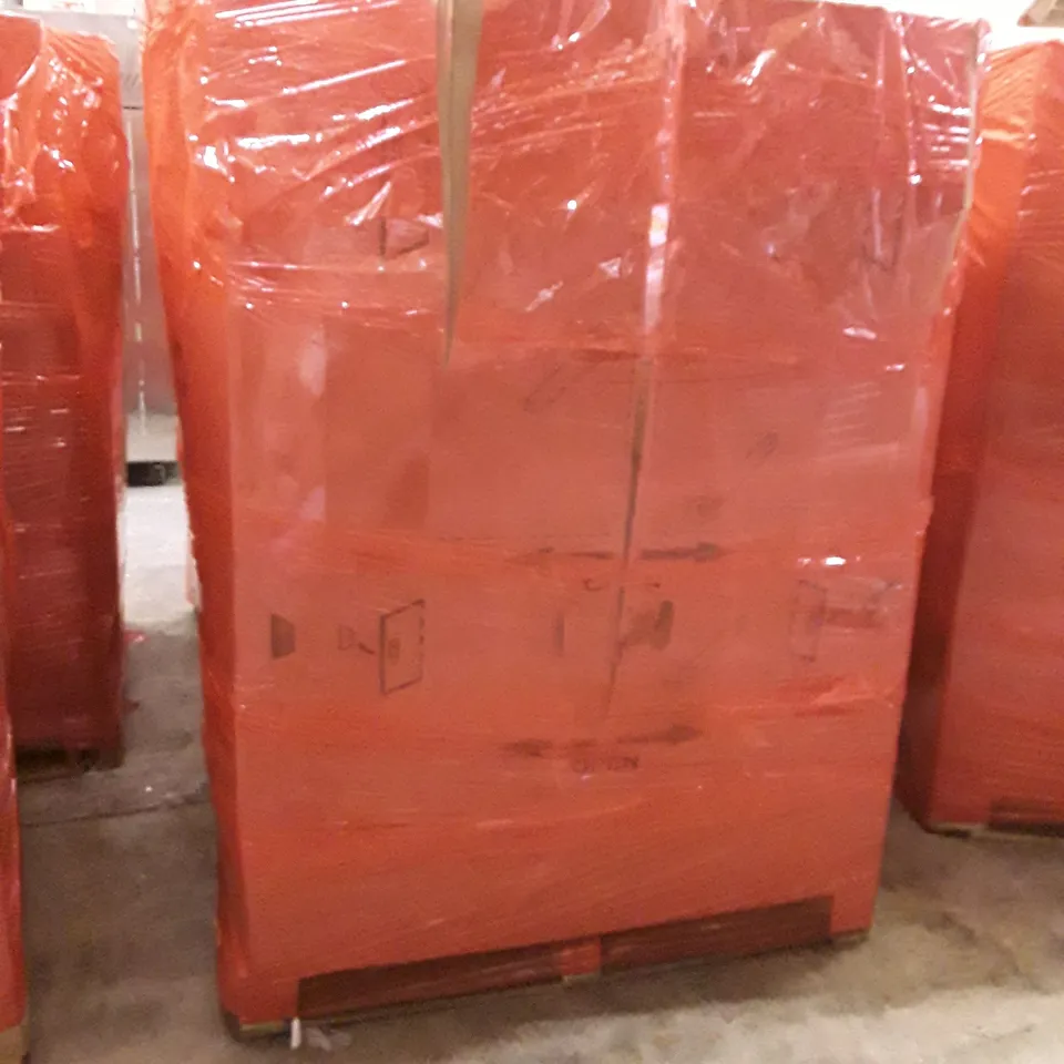 PALLET OF ASSORTED HOUSEHOLD GOODS AND PRODUCT TO INCLUDE; LED CEILING LIGHT, BED RAIL, 3 MINI TRASH CANS, BOXED FURNITURE ETC
