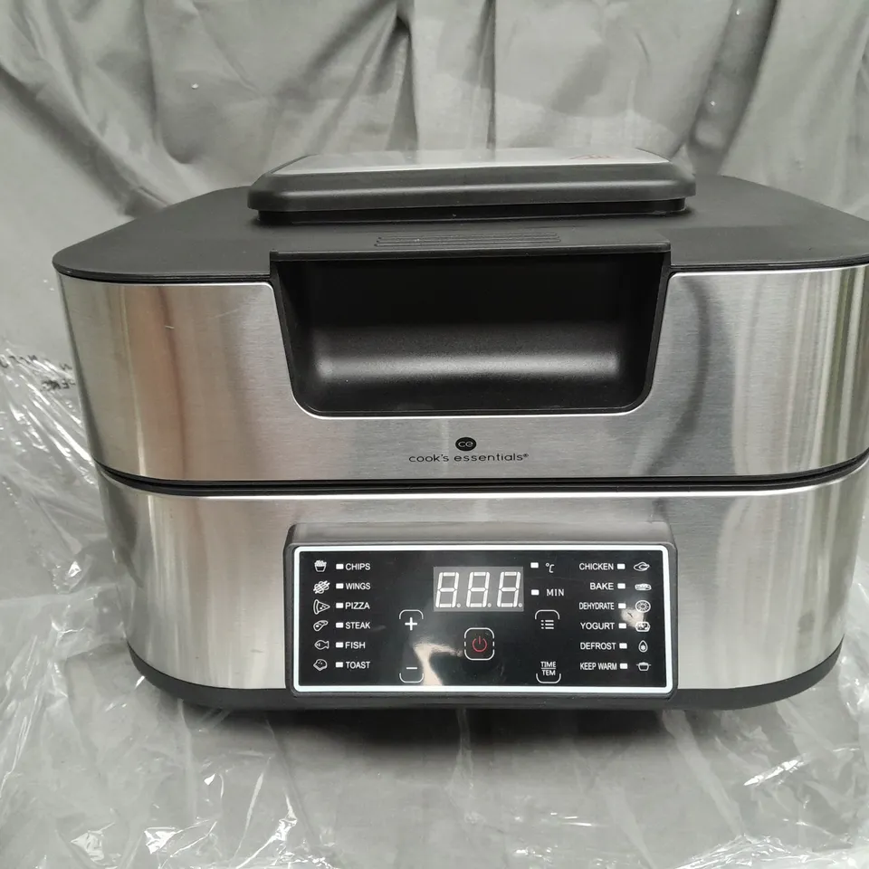 BOXED COOK'S ESSENTIALS GRILL & AIRFRYER 5.5L