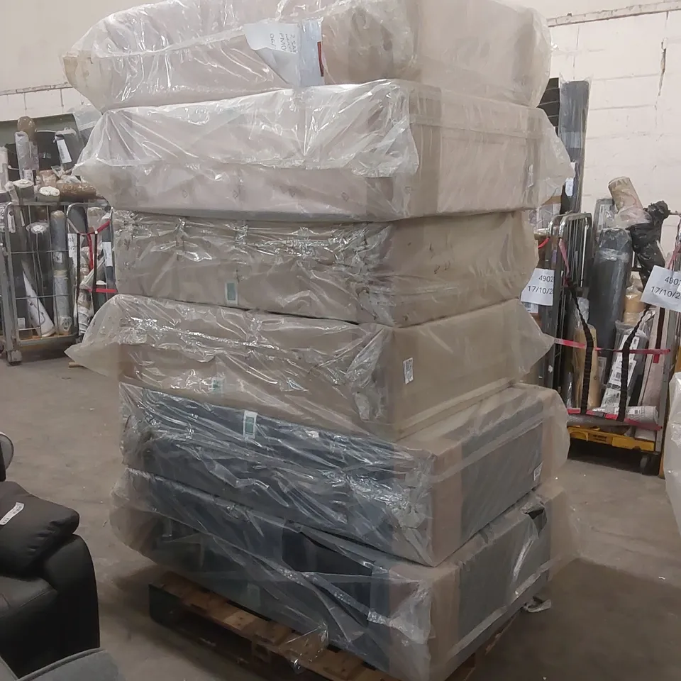 PALLET OF ASSORTED DESIGNER DIVAN BASES 