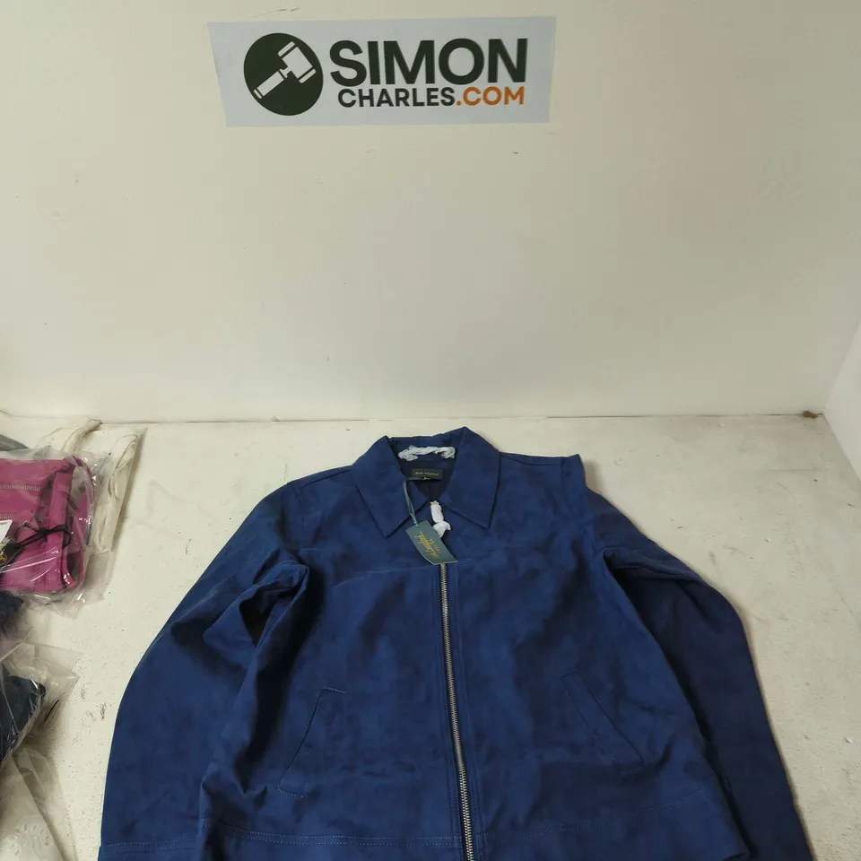 RUTH LANGFORD WOMEN'S BLUE ZIP JACKET – UK 12