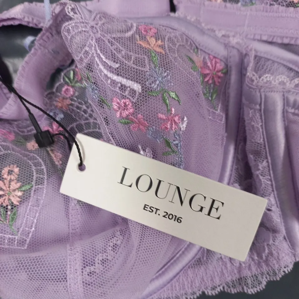 LOUNGE PURPLE LACE BRA – UK 36E (STYLE JUNLA)