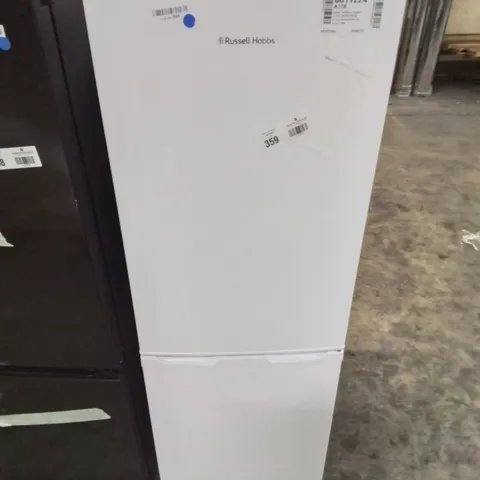 RUSSELL HOBBS FRIDGE FREEZER LOW FROST WHITE 60/40, 173 TOTAL CAPACITY, FREESTANDING 50CM WIDE 145CM HIGH, FAST FREEZE, ADJUSTABLE THERMOSTAT, 2 YEAR GUARANTEE RH145FF501E1W [ENERGY CLASS E]