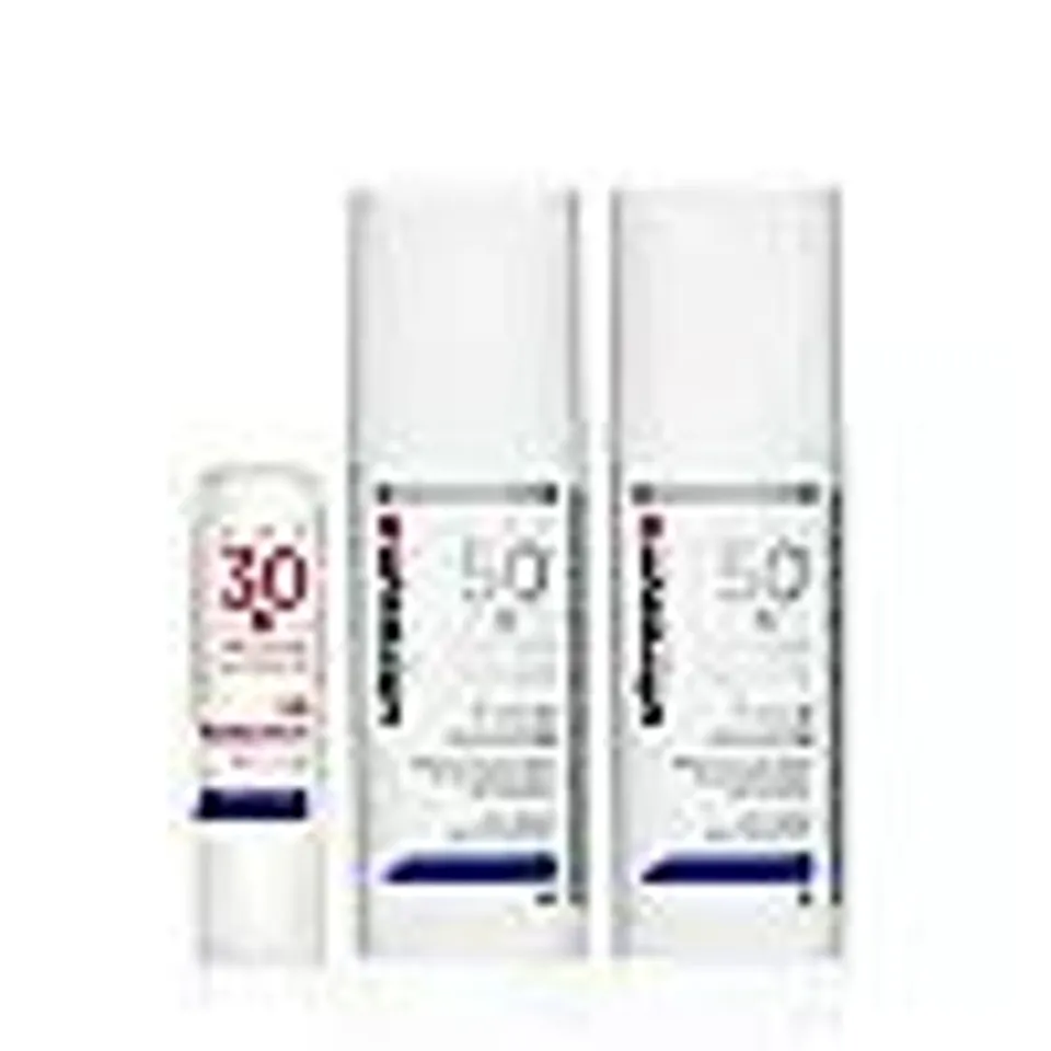 THREE ULTRASUN 3 PIECE ANTI-PIGMENTATION FACE SPF 50+ & LIP COLLECTION