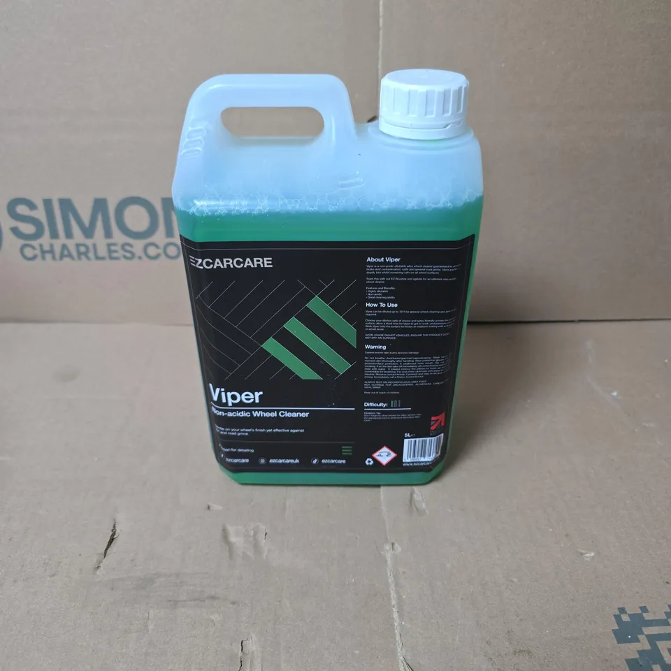 EZCARCARE VIPER NON ACIDIC WHEEL CLEANER 5L