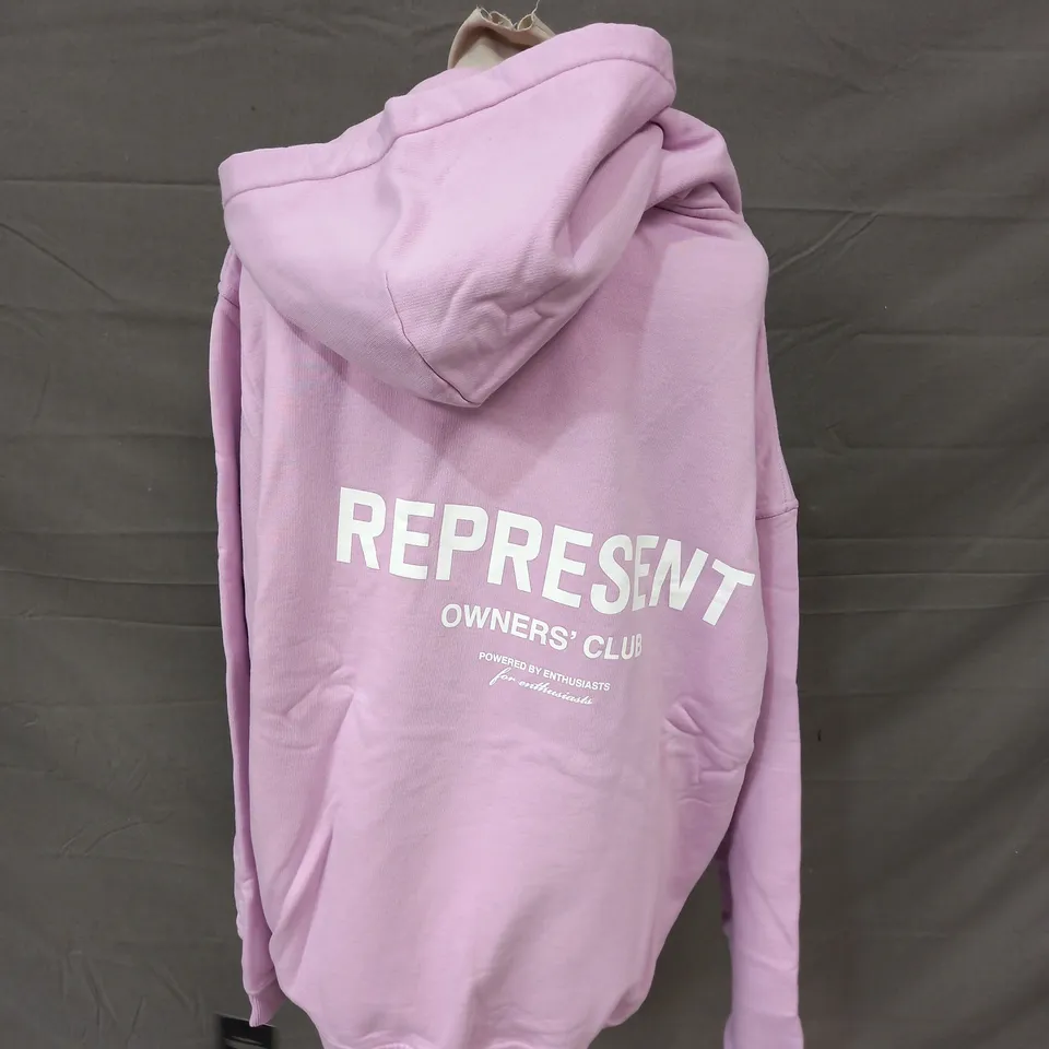 REPRESENT OWNERS CLUB HOODIE IN PASTEL LILAC - XL