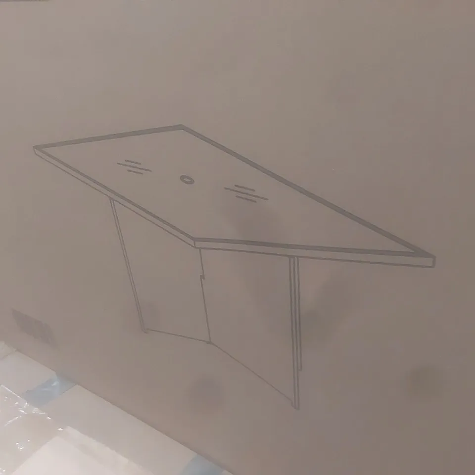 BOXED ROYALCRAFT PARIS 125cm SQUARE CUBE TABLE (1 BOX)