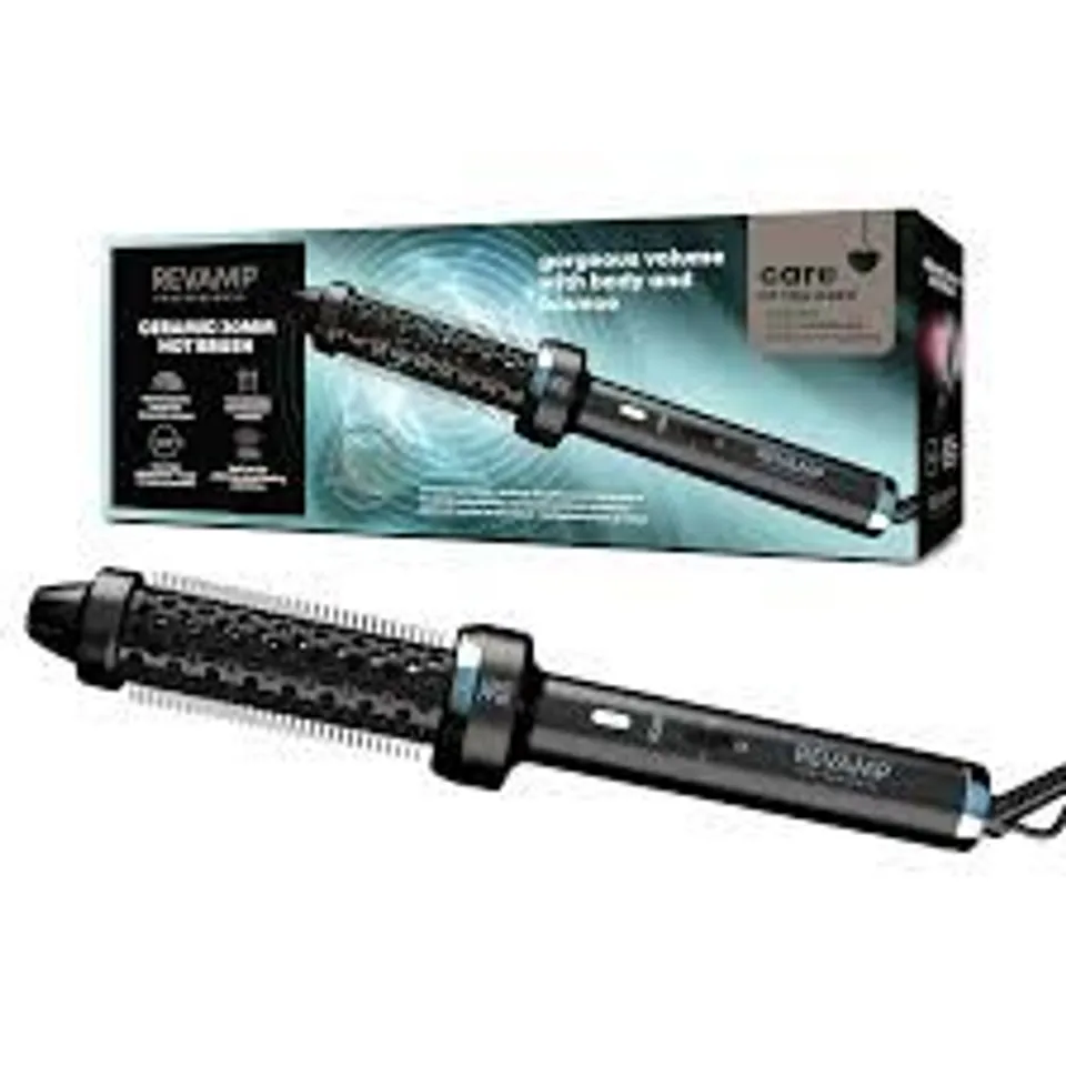 BOXED REVAMP PROGLOSS VOLUME & WAVE HOT CERAMIC BRUSH