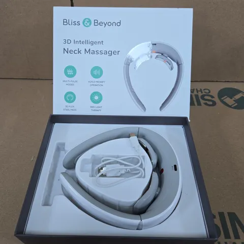 BLISS & BEYOND 3D INTELLIGENT NECK MASSAGER