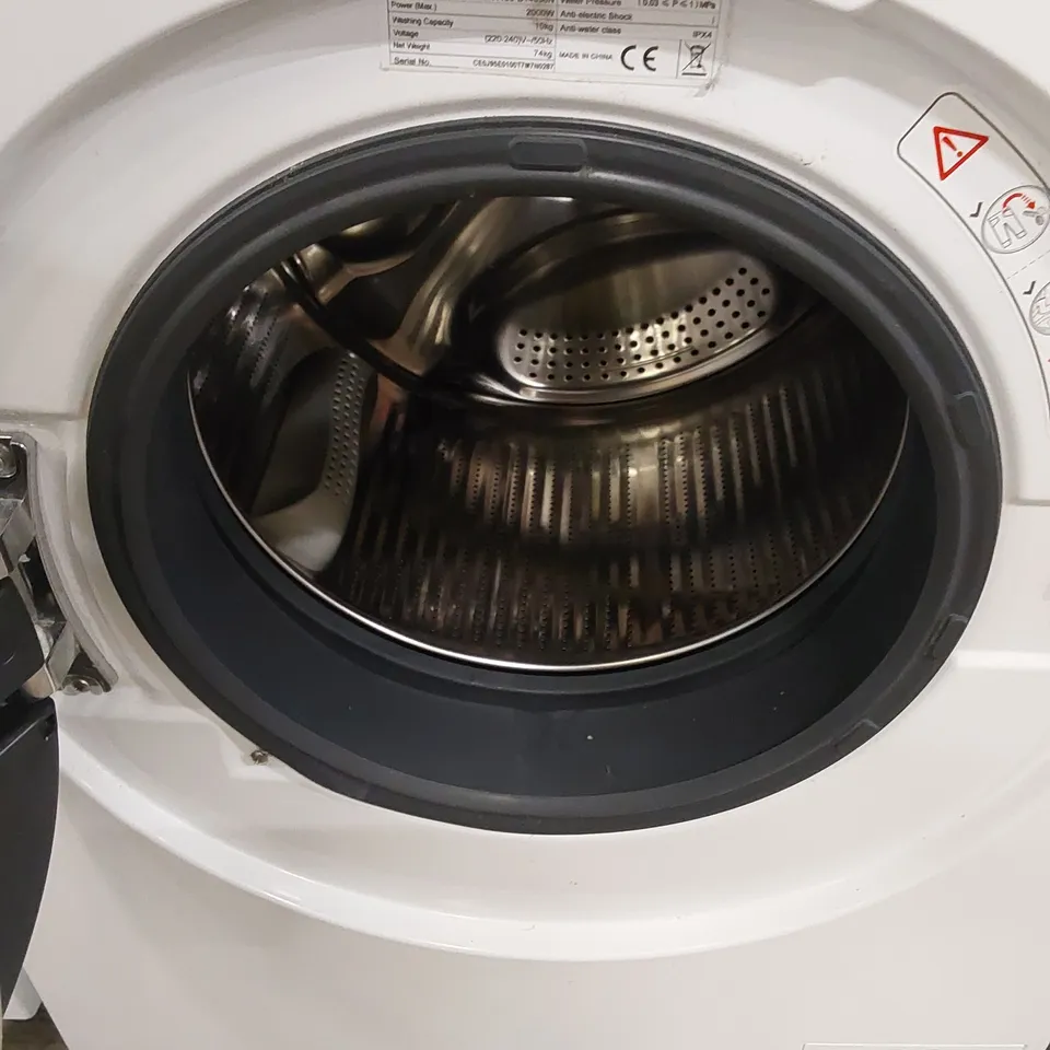 HAIER FREESTANDING 10KG 1400RPM WASHING MACHINE IN WHITE, MODEL: HW100-B14636N