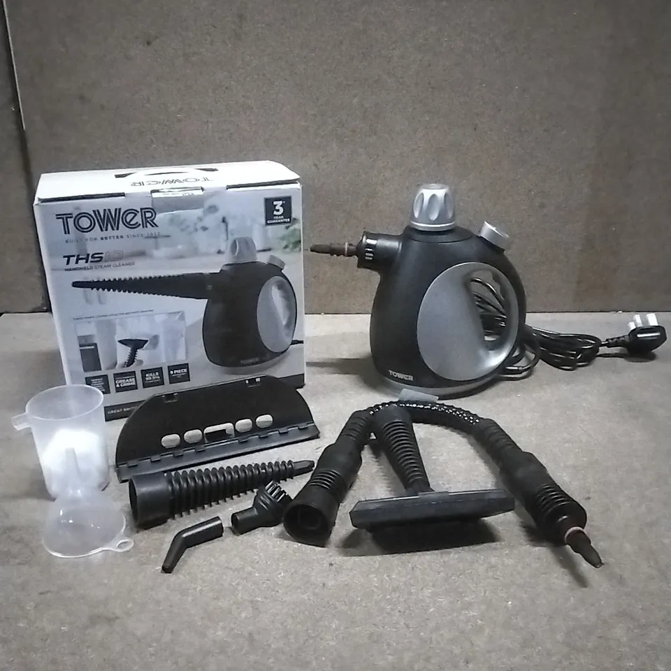 BOXED TOWER HANDHELD STEAM CLEANER 