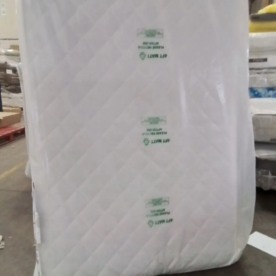 QUALITY BAGGED 120CM AIRSPRUNG MICRO QUILT SMALL DOUBLE MATTRESS RRP £209