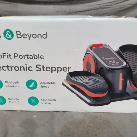 BLISS & BEYOND STEPFIT PORTABLE ELECTRONIC STEPPER – BOXED